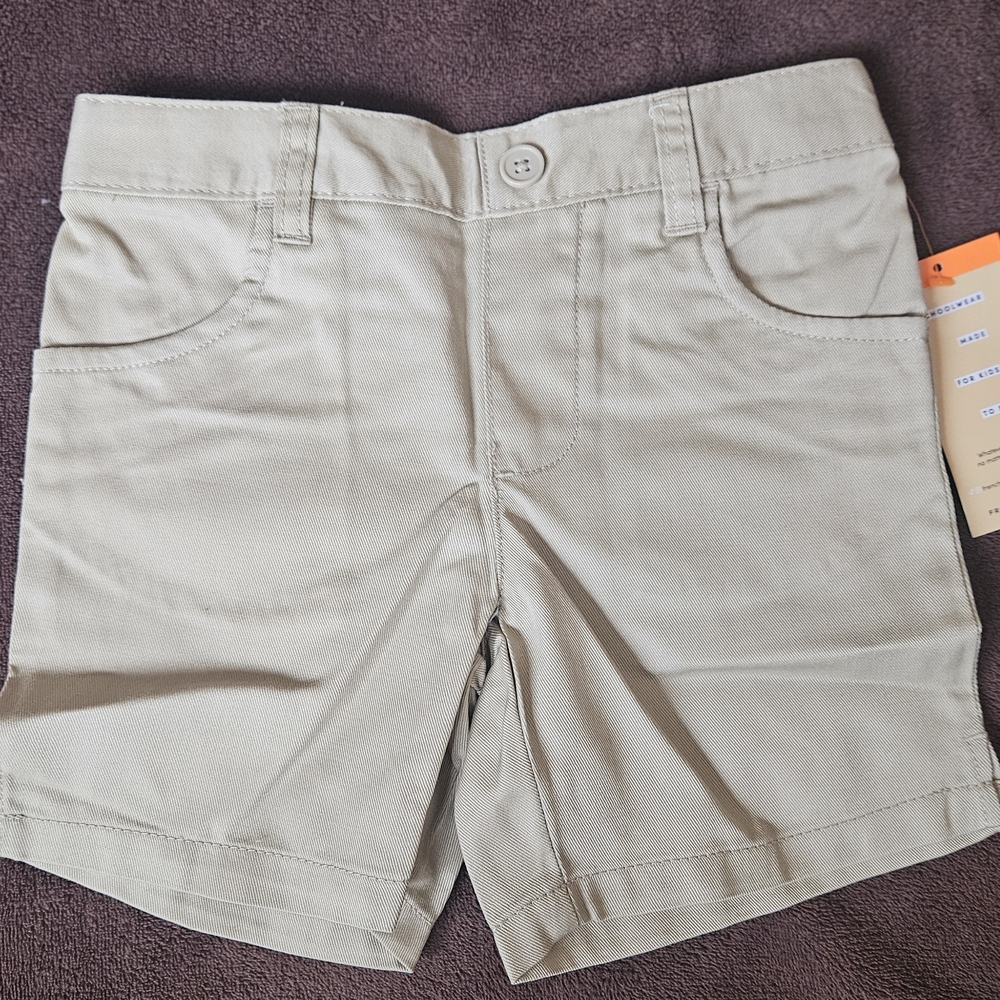French Toast Girls' Khaki Chino Shorts
